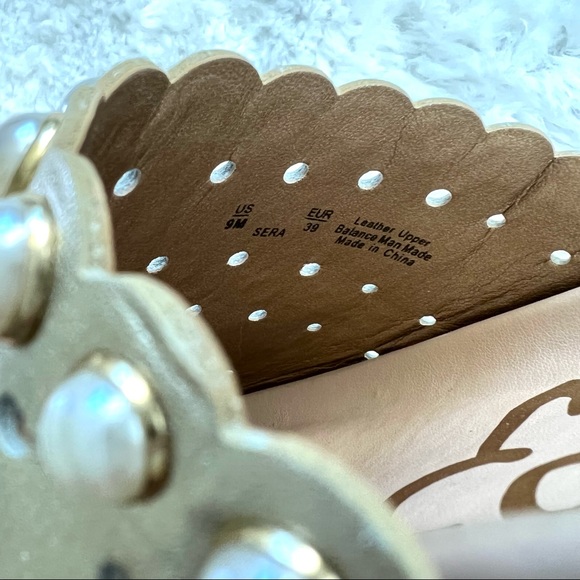 Sam Edelman Sera Slide Jute Metallic Leather Slip On Sandal - Picture 13 of 16